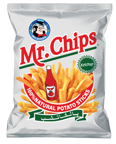 مستر شيبس ستيكس كاتشب 38 غم