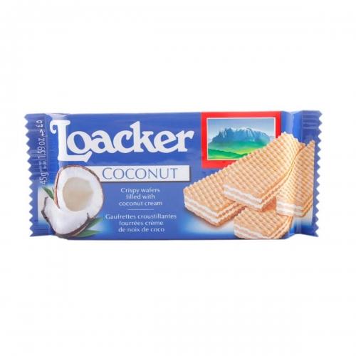 لواكر ويفر مقرمش محشو بكريمة جوز الهند 45 جم