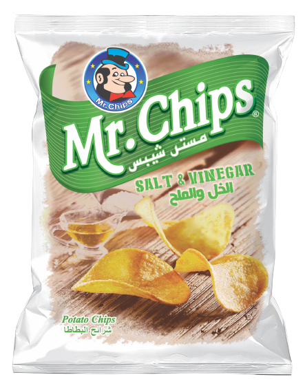 مستر شيبس رقائق الملح والخل 72 غم