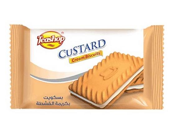 تيشوب بسكويت بكريمة القشطه 25 غم