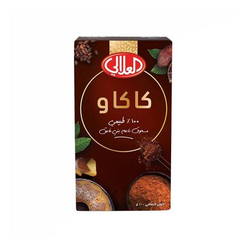 العلالي مسحوق الكاكاو الغني الداكن 100 غم
