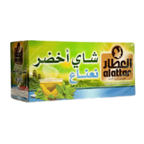 العطار شاي اخضر نعناع بلدي 20 كيس