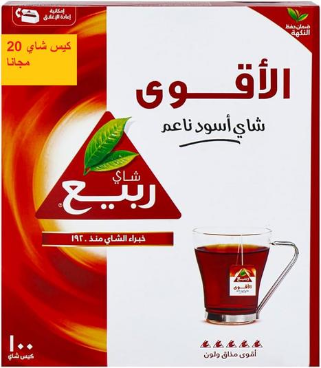 الربيع شاي الأقوى 100 ميدالية