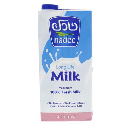 نادك حليب خالي الدسم 1 لتر