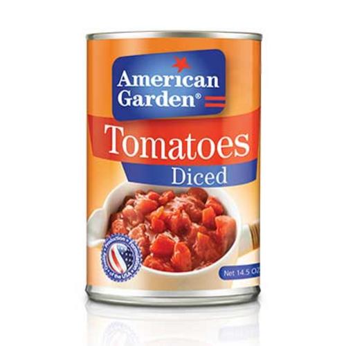 امريكان جاردن  طماطم مقطعة 411 جم