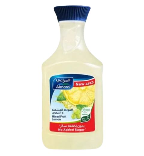 المراعي الفوكه المشكلة و الليمون بدون سكر 1.5 لتر