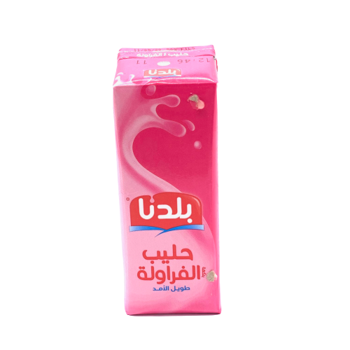 بلدنا حليب فراولة 250 مل