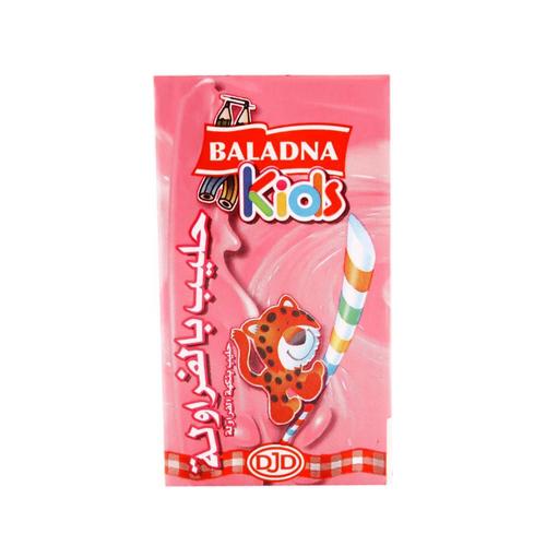 بلدنا حليب بنكهة الفراولة 125 مل