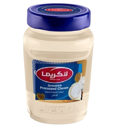 لاكريما جبنة  مطبوخة قابلة للدهن 240 غم