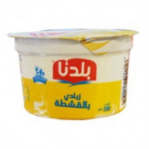 بلدنا لبن زبادي بالقشطة 200 غم