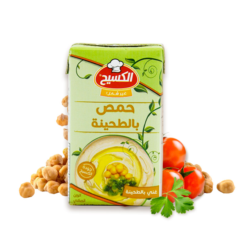 الكسيح حمص بالطحينية كريمي 135 غم