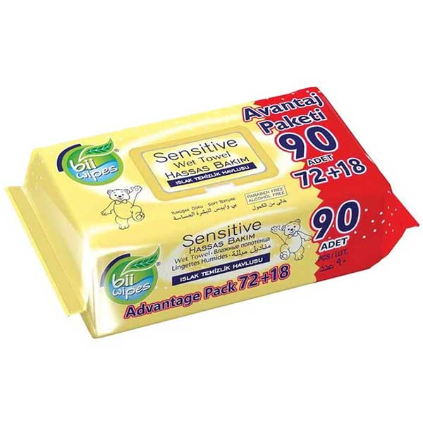 بيي مناديل مبللة 90