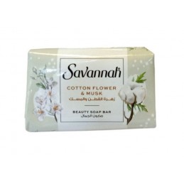 سافانا صابون زهرة القطن والمسك 70 غم