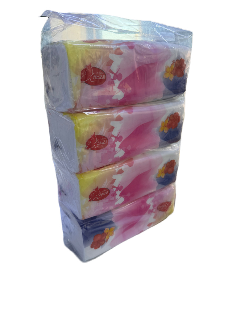 القطة محارم ملون 1 * 4