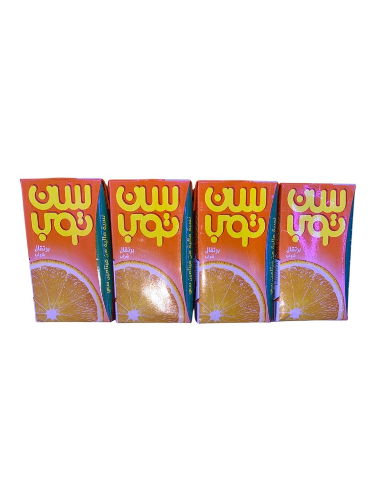 صن توب عدة نكهات 250 مل *4
