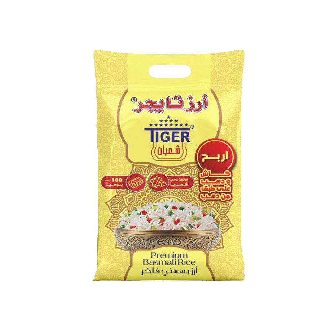 ارز تايجر حبة متوسطة 3 كغم