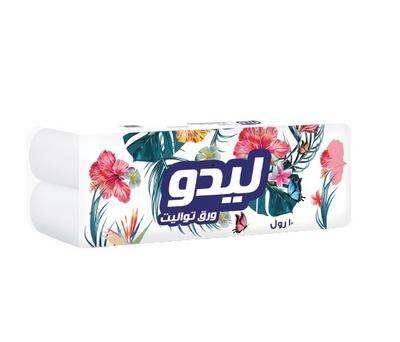 ليدو  ورق تواليت  200 منديل مزدوج أبيض  10 رول