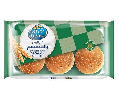 لوزين خبز برغر بالسمسم 400 غم