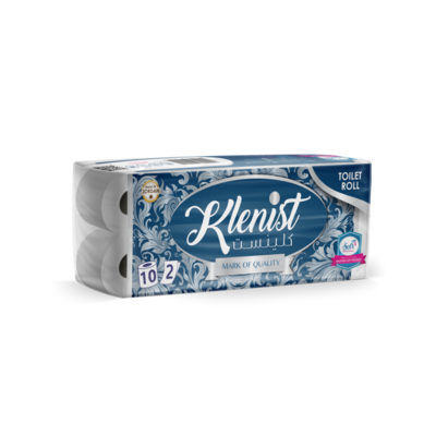 رول تواليت كلينيست 10 رول طبقتين 100 قطعة