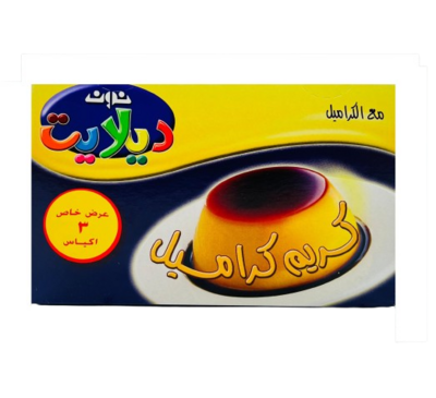 نون ديلايت كريم كراميل 73.5 غرام 3 كيس