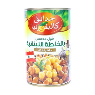 حدائق كاليفورنيا فول خلطة لبنانية 450 غم