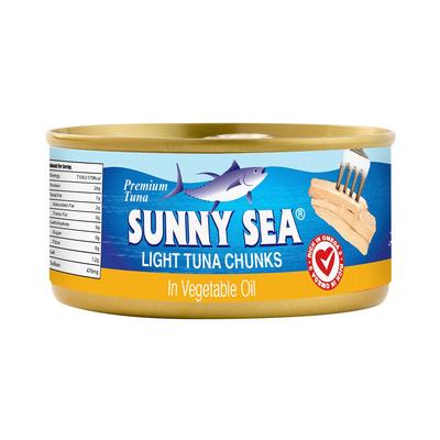 صني سي تونة قطع بالزيت النباتي 170 جم