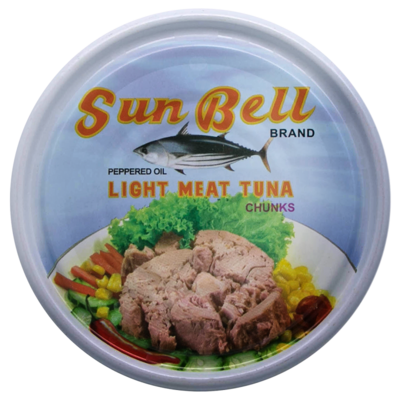 صن بيل لحم تونا لايت بزيت فول الصويا 95 جم