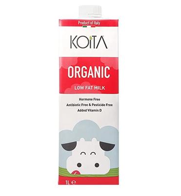 كويتا حليب قليل الدسم اورجنيك 1 لتر