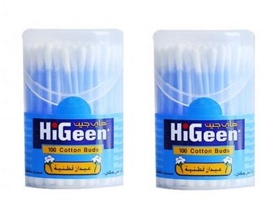 هايجين قطن الأذن 200 قطعة