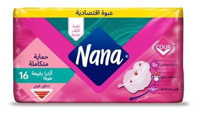 نانا فوط نسائية بأجنحة طويلة للغاية 16 فوطة