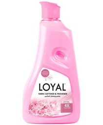 منعم ومعطر الأقمشة الوردي الناعم من لويال 3 لتر