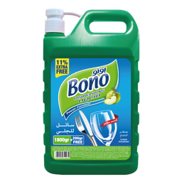 [ooo] بونو سائل غسيل الصحون برائحة التفاح 1.8 لتر