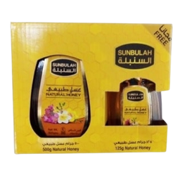 [00013] عسل السنبلة طبيعي 500 + 125 غم