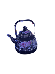 ابريق شاي مدهون كبير