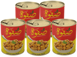 [00012] صفوة فول مدمس 380 غم 5 علب