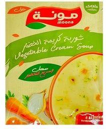 [00054] مونة شوربة كريمة الخضار 65 غم