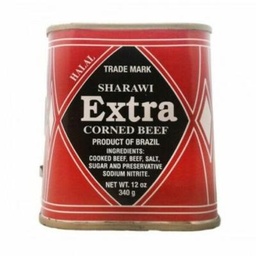 شعراوي لحم بقري معلب اكسترا 340 جم