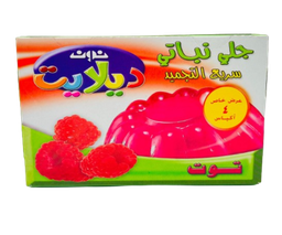 نون ديلايت جيلي توت العليق 85 جرام 4 أكياس